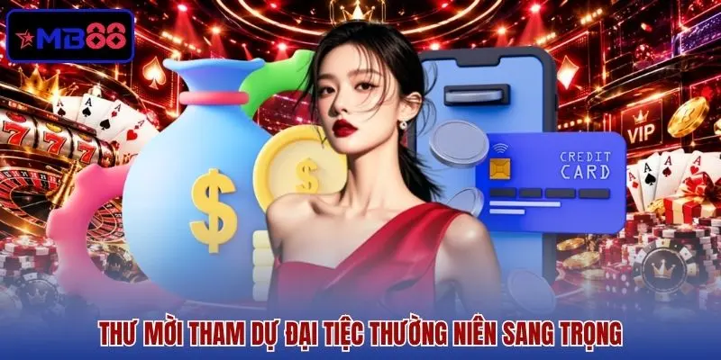 Thư mời tham dự đại tiệc thường niên sang trọng